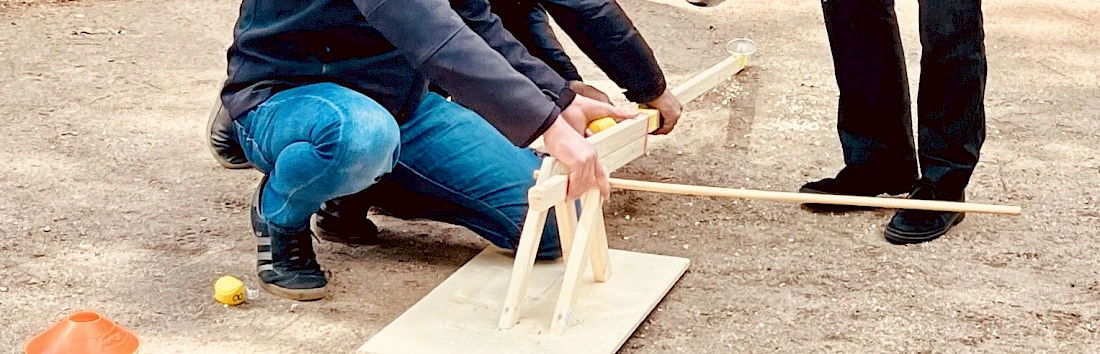 Katapultbau in Wittenberg