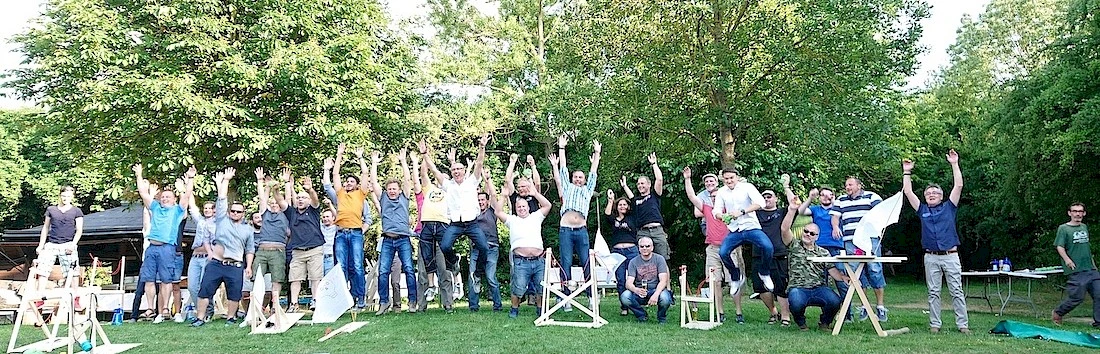 Katapultbau Teamuilding