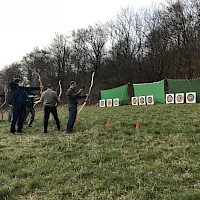 Bogenschießen in Halle als Teamevent