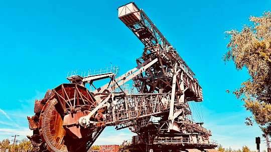 Halle Bergbauhelden Ferropolis