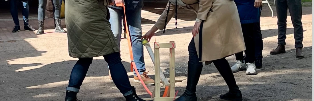Katapultbau Teamevent-Idee Braunschweig